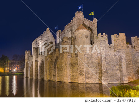 Gravensteen castle in Gent - Belgium 32477918