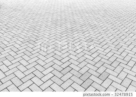 Concrete block paving for walkway 32478915