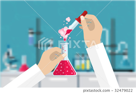 Science Experiment in laboratory. Science Experiment in laboratory. 32479022