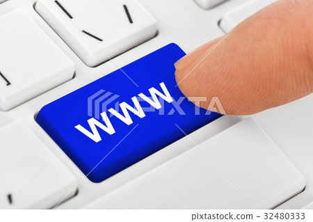 Computer notebook keyboard with Internet key Computer notebook keyboard with Internet key 32480333