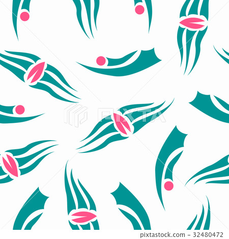 Seamless pattern. Vintage decorative elements. Seamless pattern. Vintage decorative elements. 32480472