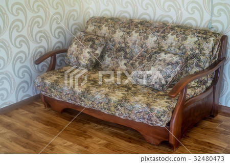 Modern cozy sofa in room Modern cozy sofa in room 32480473