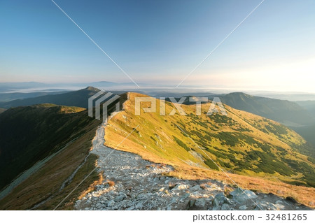 Peak in the Western Tatras on Polish-Slovak border 32481265