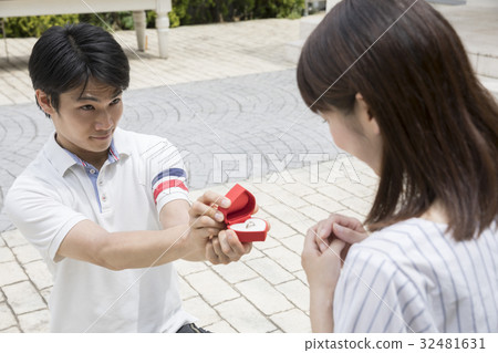 Proposal in front of the church Proposal in front of the church 32481631