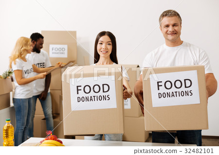 Lively sincere people working on new charity 32482101