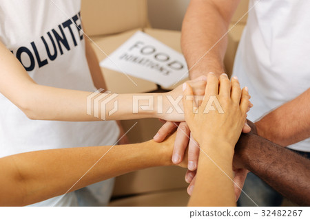 Open minded people working as a real team 32482267