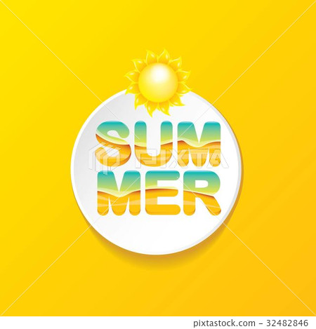 vector special offer summer label design template vector special offer summer label design template 32482846