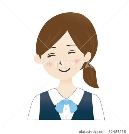 穿制服的女性(銀行職員,上班族) 穿制服的女性(銀行職員,上班族) 32483258