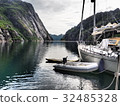 View of the fjord of the Troll in Norway. Sailing 32485328