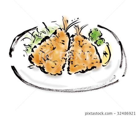 deep-fried horse mackerel   32486921