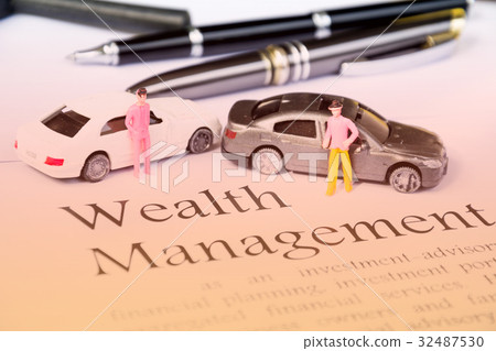 wealth management business concept background 32487530