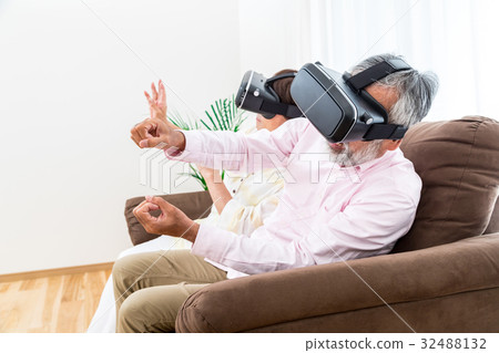 享受VR的高級虛擬現實虛擬現實 32488132