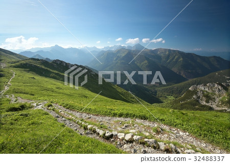 View of the western part of the Tatra Mountains View of the western part of the Tatra Mountains 32488337