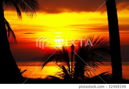 equator sunset equator sunset 32489199