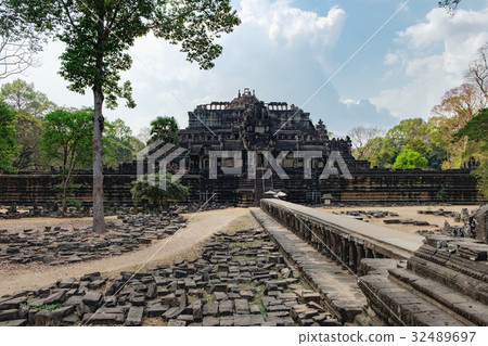 Baphuon Temple in Angkor Complex, Cambodia Baphuon Temple in Angkor Complex, Cambodia 32489697