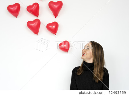 Love Decorated Greeting Cards Paper Love Decorated Greeting Cards Paper 32493369