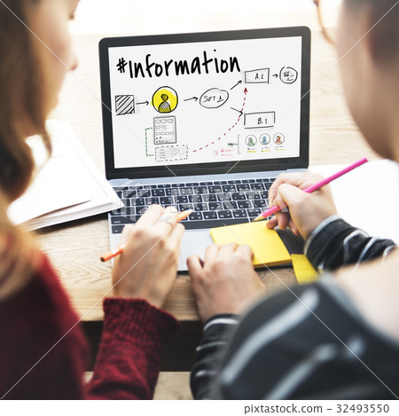 Flow Chart Information Strategy Icon 32493550