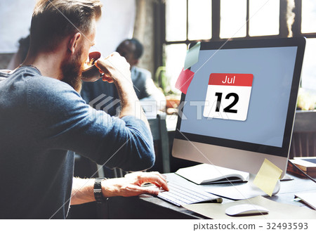 Date Month Calendar Schedule Planner Word Graphic 32493593