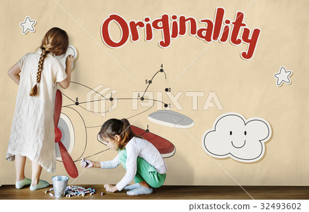 Children fun connect the dots airplane graphic Children fun connect the dots airplane graphic 32493602