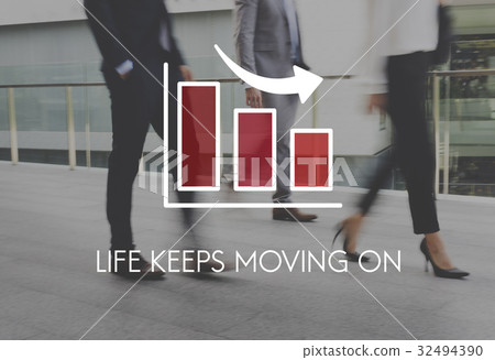 Business City Life Rush Busy Lifestyle Chart 32494390