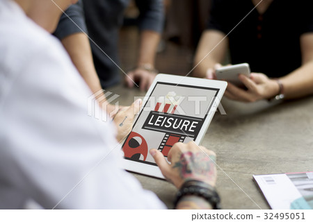 Movie Time REcreation Fun Concept 32495051