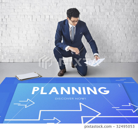 Business Strategy Management Planning Illustration 32495053