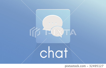 Chat Message Conversation Bubble Graphic Chat Message Conversation Bubble Graphic 32495127