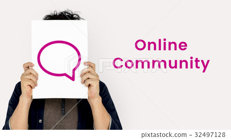 Stay Connected Social Connection Concept Stay Connected Social Connection Concept 32497128