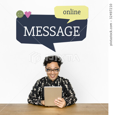 Network connection graphic overlay background Network connection graphic overlay background 32497210