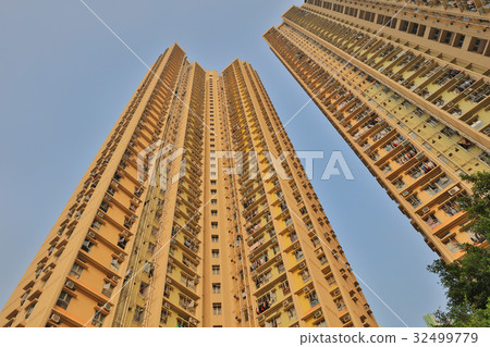 public apartment block in Hong Kong 32499779
