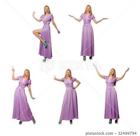 Nice woman in fashion clothing - composite image Nice woman in fashion clothing - composite image 32499794
