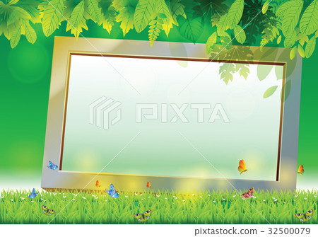 frame Lawn and blure sky frame Lawn and blure sky 32500079