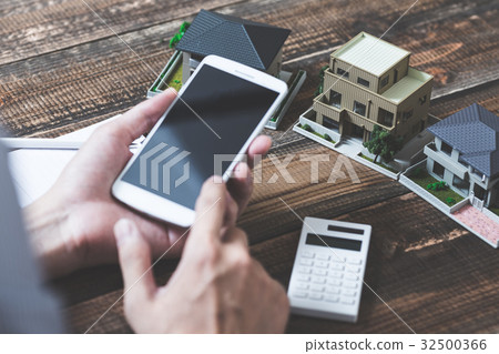 Home image Wood grain board Smartphone 32500366