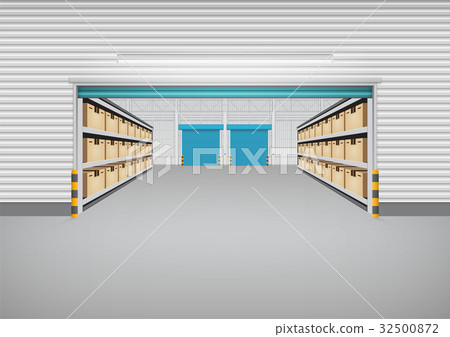 Warehouse Building Background 32500872