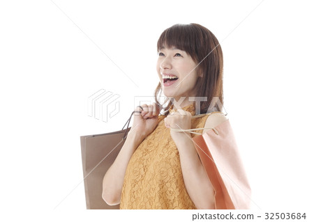 購物形象的婦女 32503684