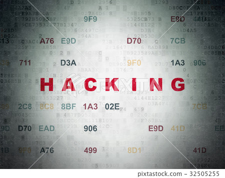 Privacy concept: Hacking on Digital Data Paper 32505255