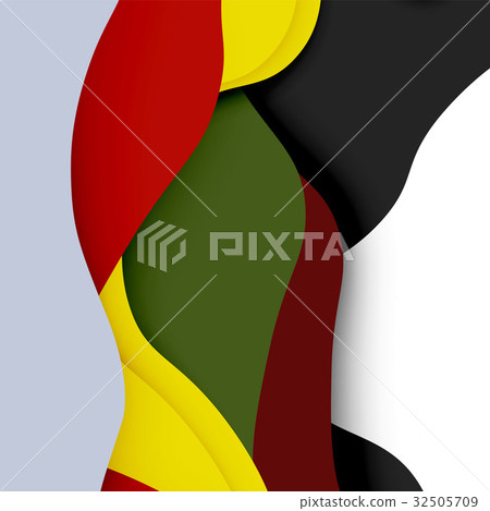 3d vector abstract background with cut shapes 3d vector abstract background with cut shapes 32505709
