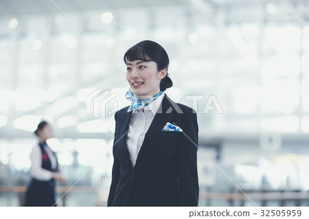 Airport flight attendant 32505959