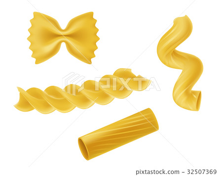Vector illustration set of realistic icons of dry Vector illustration set of realistic icons of dry 32507369