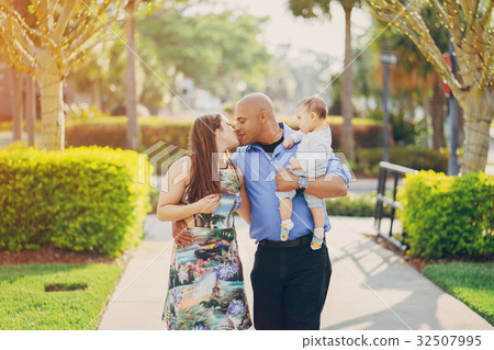 family on a walk family on a walk 32507995