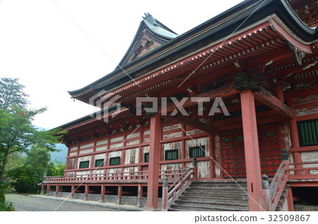 Kai Zenkoji的主要大廳(山梨縣甲府市Zenkoji) Kai Zenkoji的主要大廳(山梨縣甲府市Zenkoji) 32509867