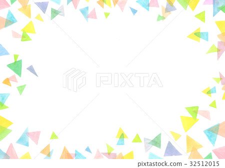 水彩紋理幾何樣式框架 水彩紋理幾何樣式框架 32512015