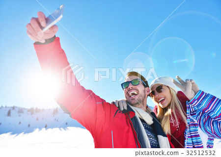 Carefree happy young couple having fun together in Carefree happy young couple having fun together in 32512532