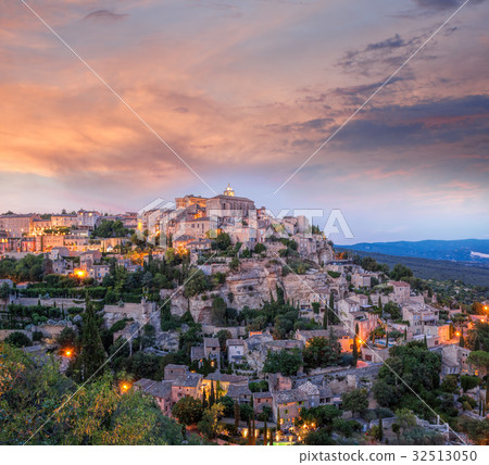 Famous Gordes village in Provence in France 32513050