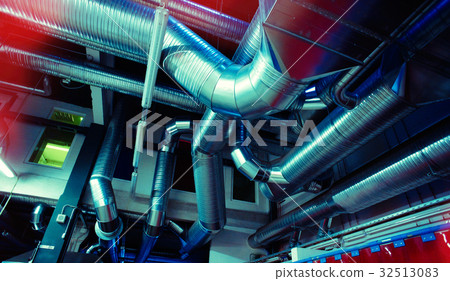 Ventilation pipes of industrial air condition Ventilation pipes of industrial air condition 32513083