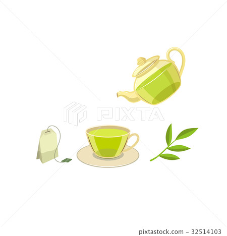 Vector tea ceremony flat concept flat isolated - Stock Illustration ...