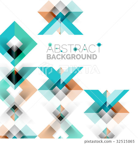 Modern square geometric pattern design on white - Stock Illustration ...