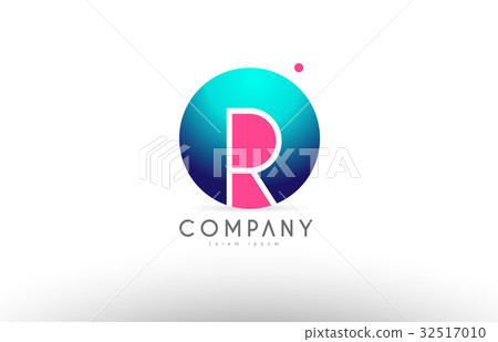 alphabet 3d sphere letter blue pink logo icon alphabet 3d sphere letter blue pink logo icon 32517010