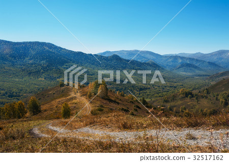 Road at the mountains 32517162