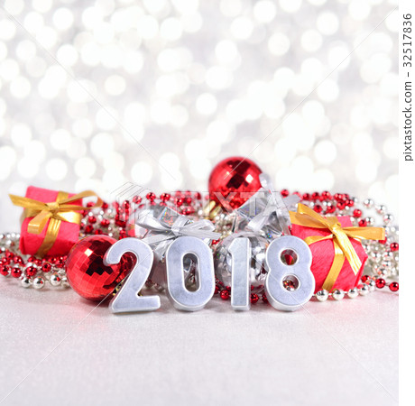 2018 year silver figures and Christmas decorations 2018 year silver figures and Christmas decorations 32517836